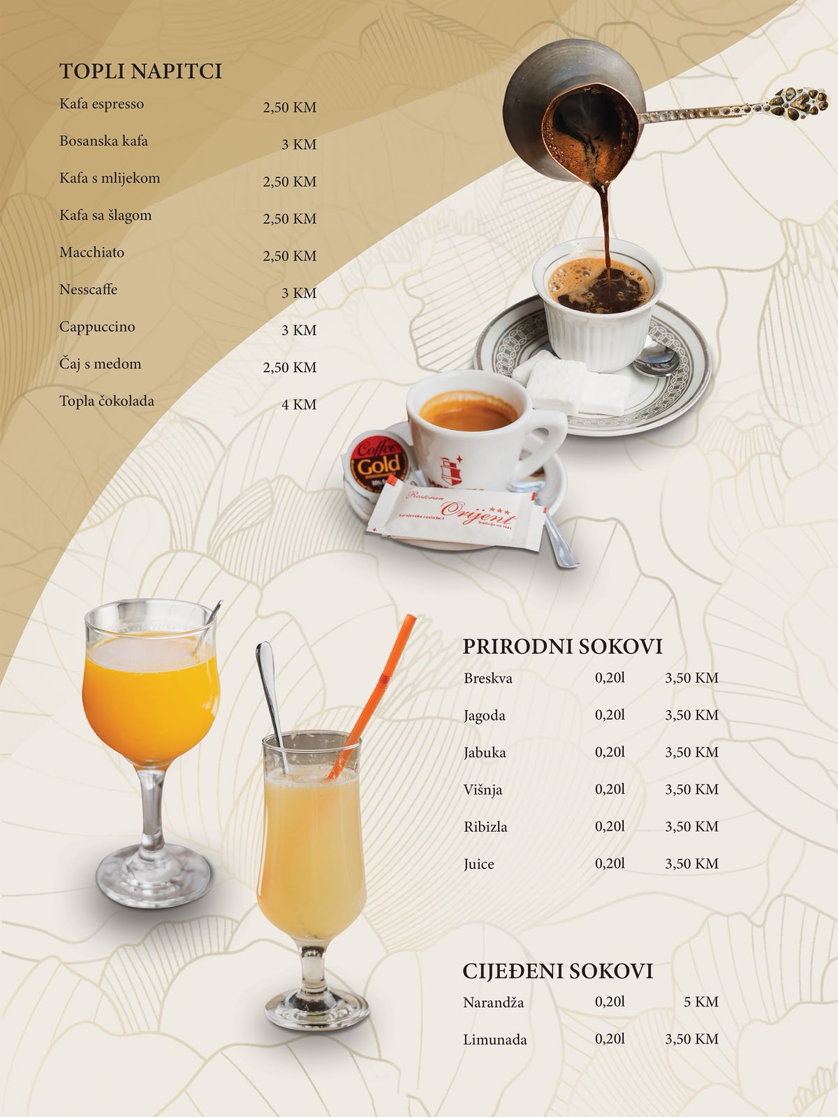 Restoran Orijent Meni 2